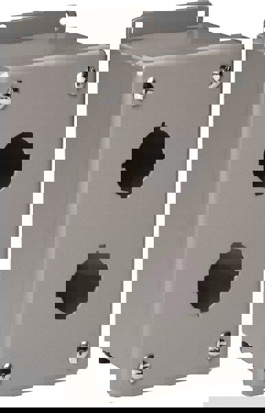 2 Hole, 1.203 Inch Hole Diameter, Stainless Steel Pushbutton Switch Enclosure